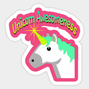 Unicorn Awesomeness Sticker